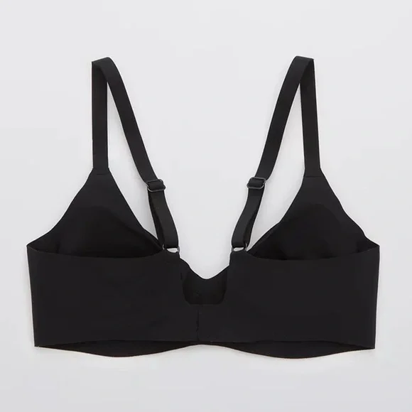 NWT SMOOTHEZ Unlined Bra True Black Womens Size xs - Picture 6 of 9